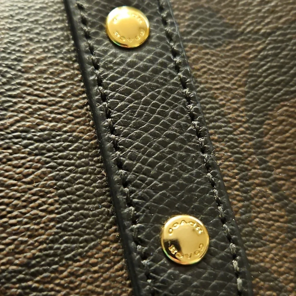 Coach Brown Signature Tote Bag - Picture 12 of 16